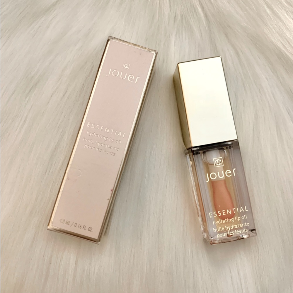 Jouer Essential Hydrating Lip Oil- Natural Shine Full Size NIB